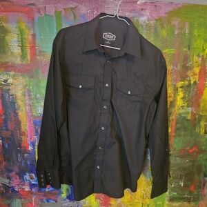Gibson lightweight black button down